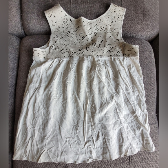 PJK Patterson J. KIncaid leather and rayon tank top in size small. - Picture 2 of 5